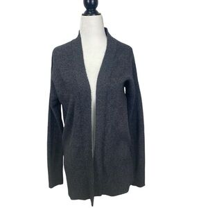 RW & Co Womens Open Gray Knit Cardigan Size Small